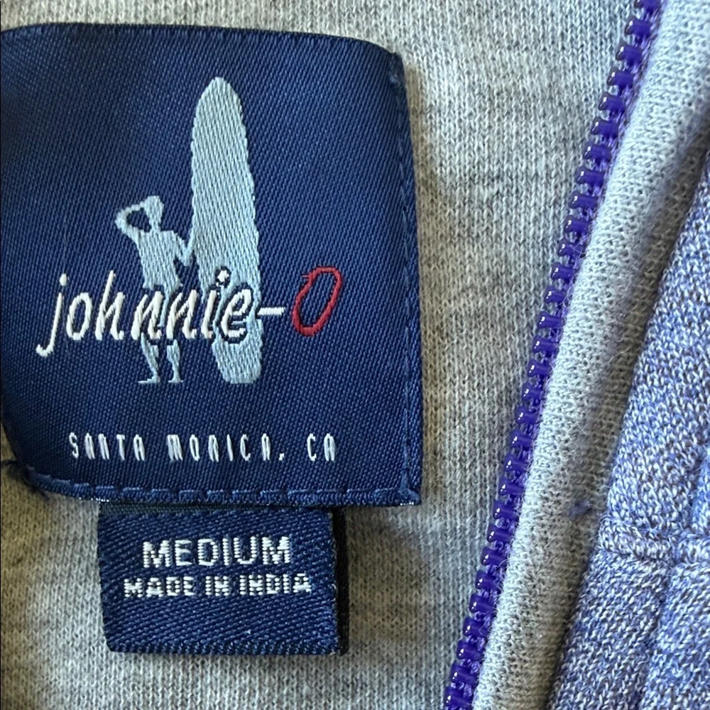 Johnnie O Men's M‎ Purple Quarter-Zip Sweater